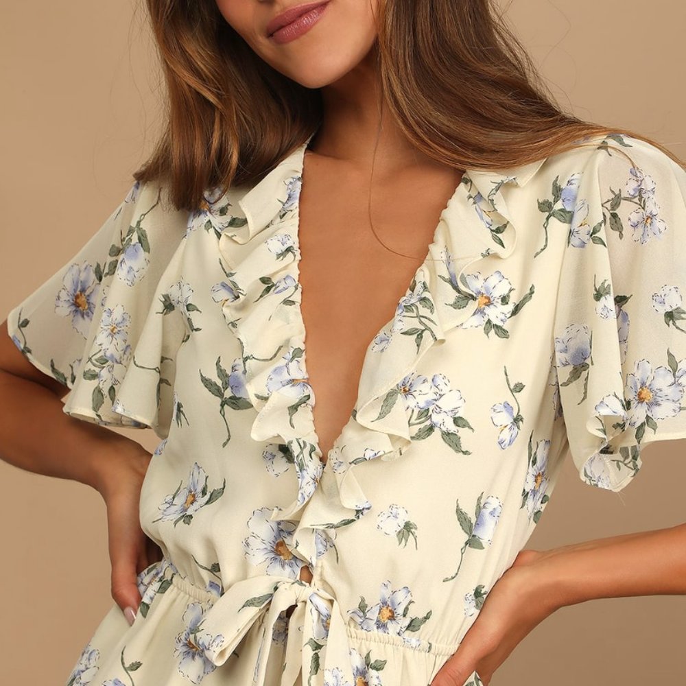 Lulus Floral Jumpsuit